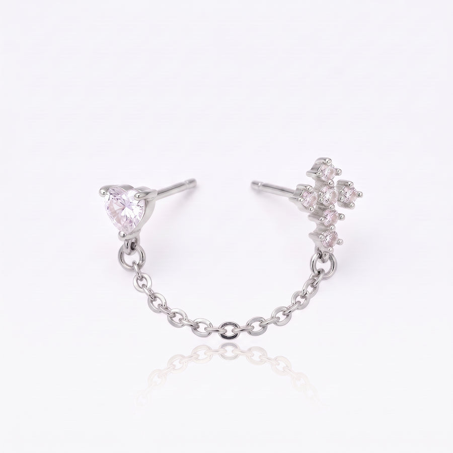 Bonded Sparkle Flat Back Earring - EVRYJEWELS