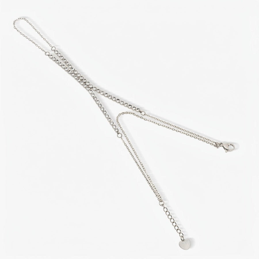Frosted Tennis Hand Chain - EVRYJEWELS