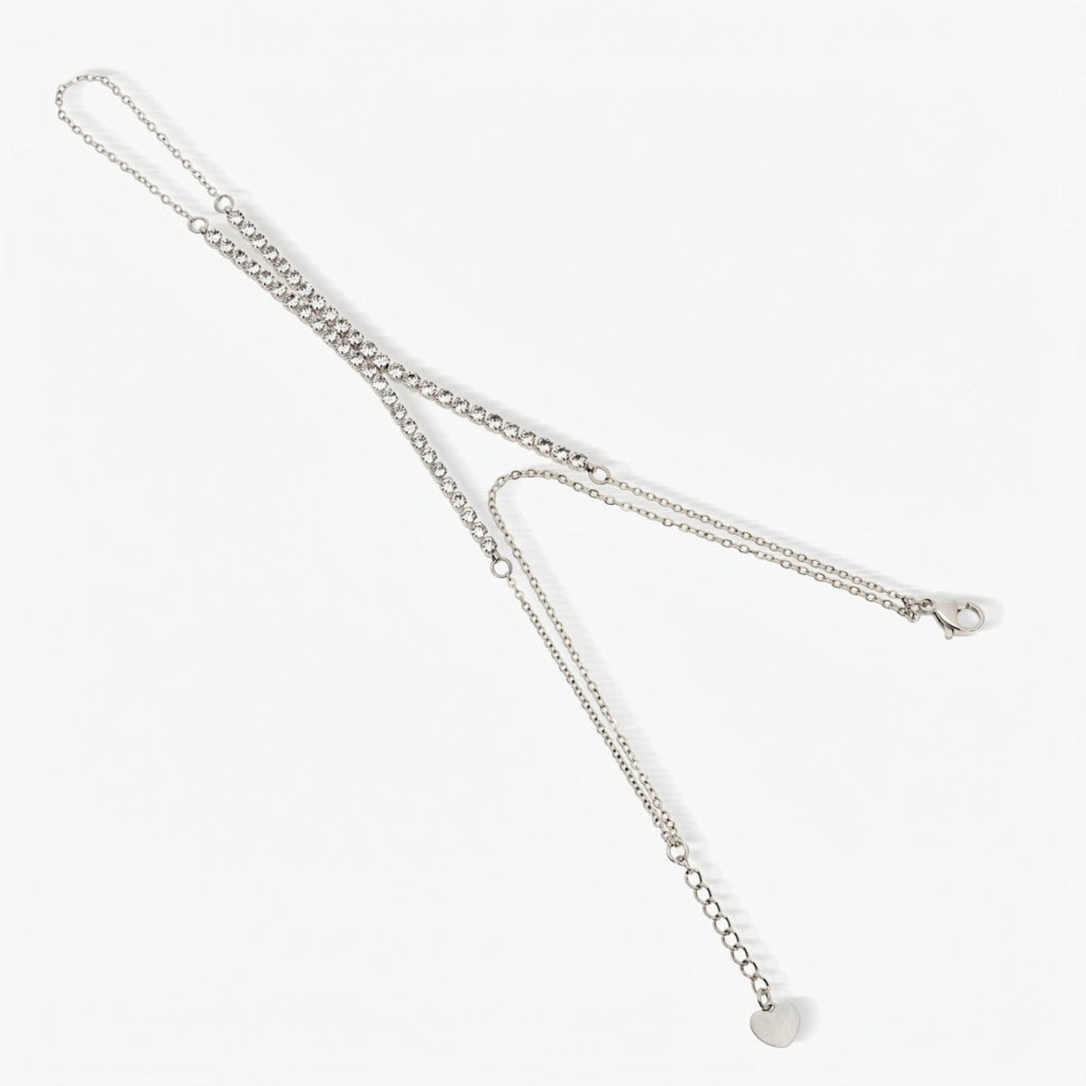 Frosted Tennis Hand Chain - EVRYJEWELS