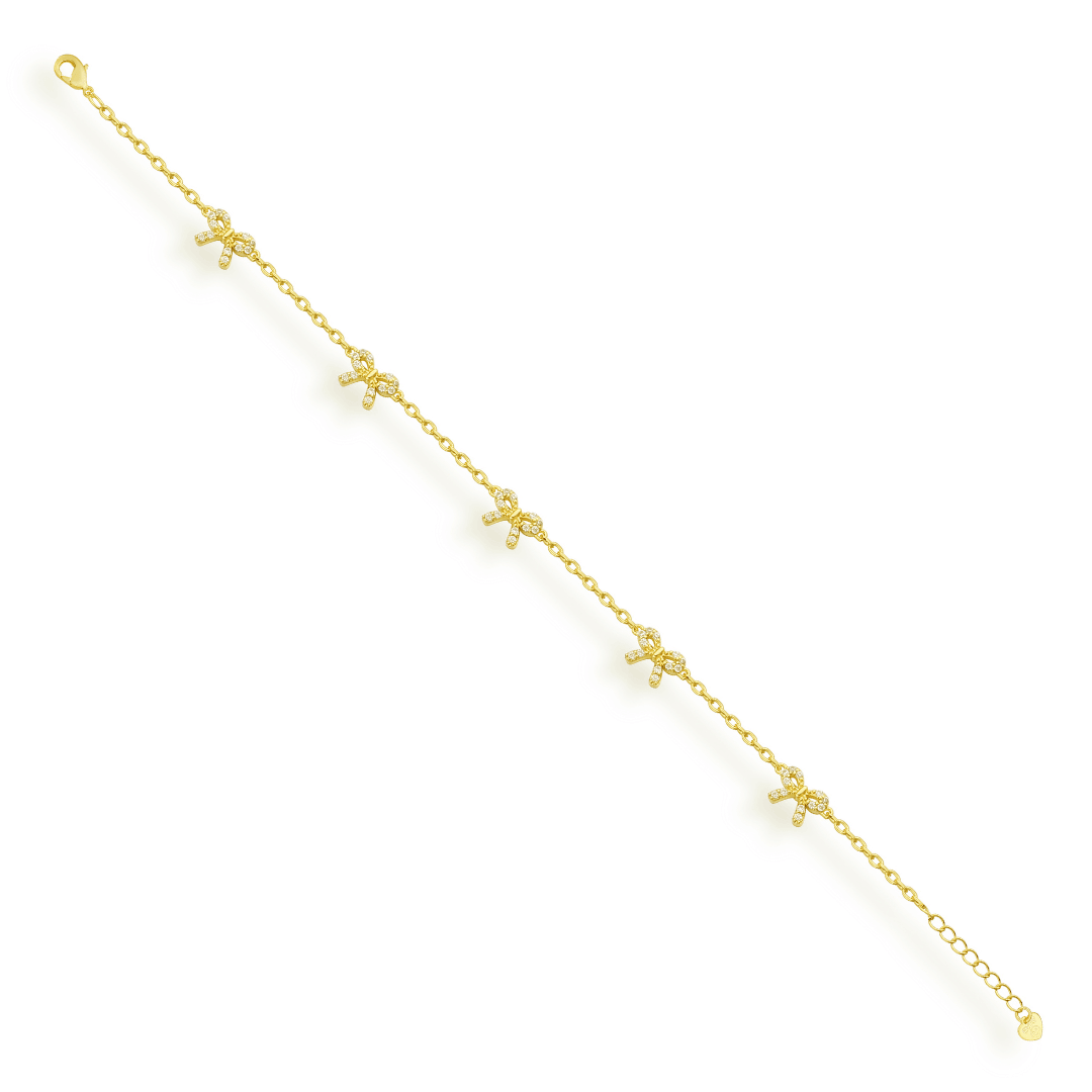 Gilded Bow Bracelet - EVRYJEWELS