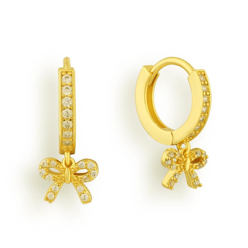 Gilded Bow Earrings - EVRYJEWELS