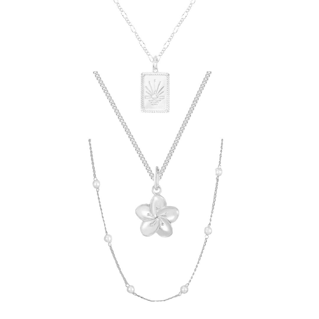 Glow Up Bundle : 3 Piece Necklace Bundle - EVRYJEWELS