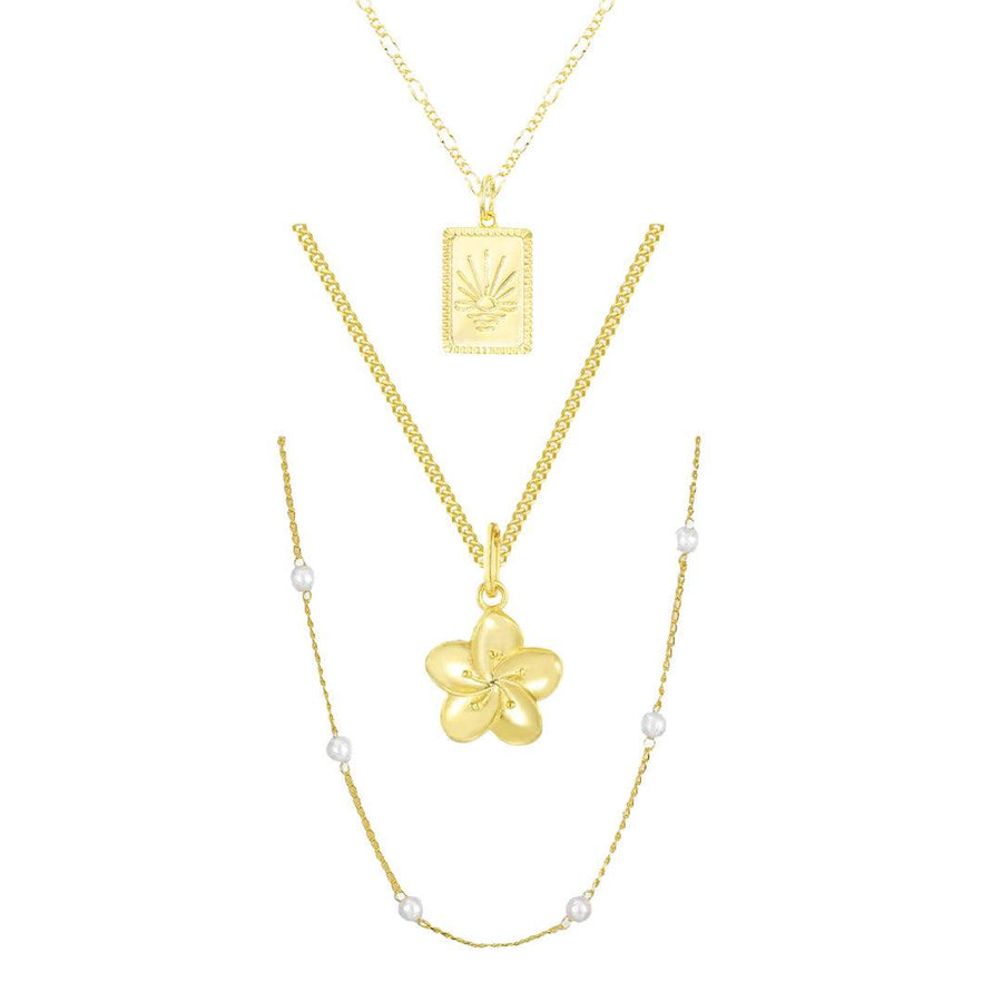 Glow Up Bundle : 3 Piece Necklace Bundle - EVRYJEWELS