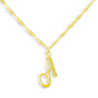 Golden Letter Necklace - EVRYJEWELS
