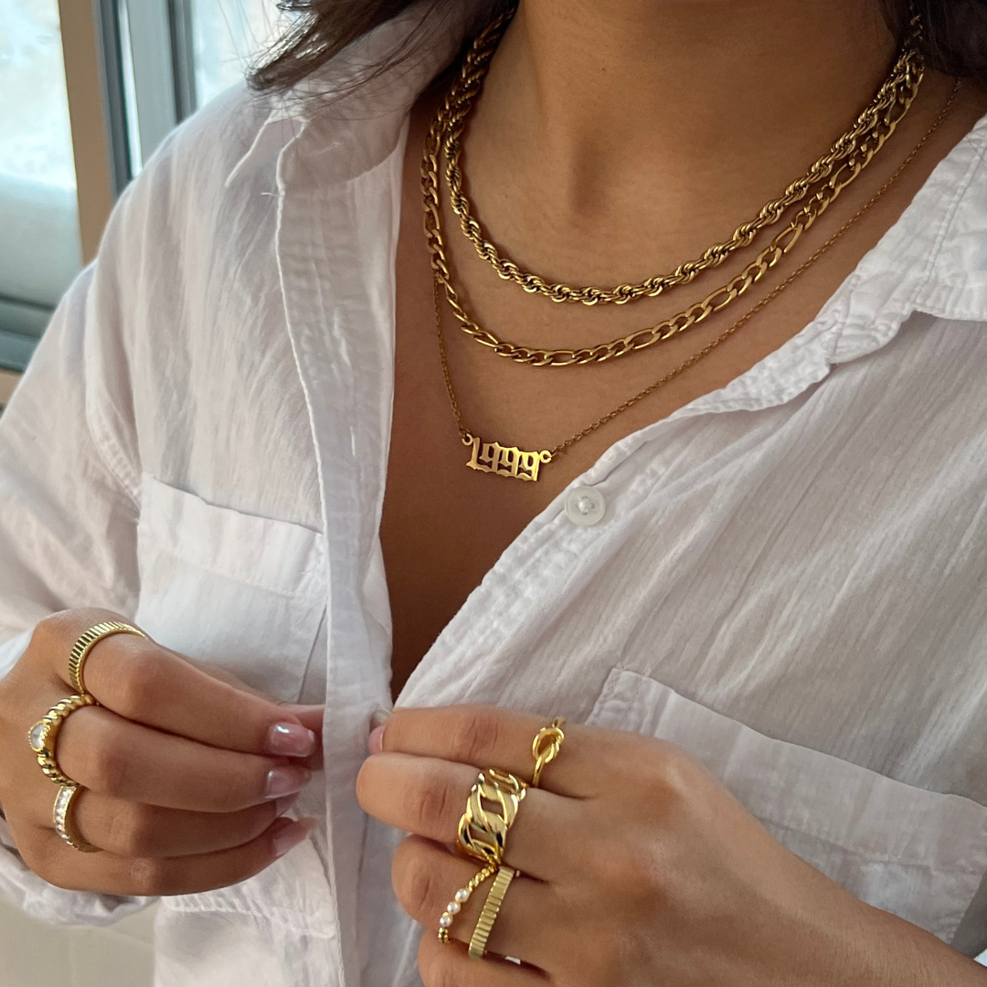 Golden Year Necklace - EVRYJEWELS