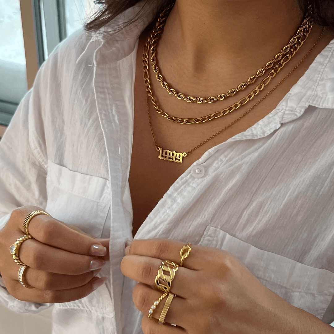 Golden Year Necklace - EVRYJEWELS