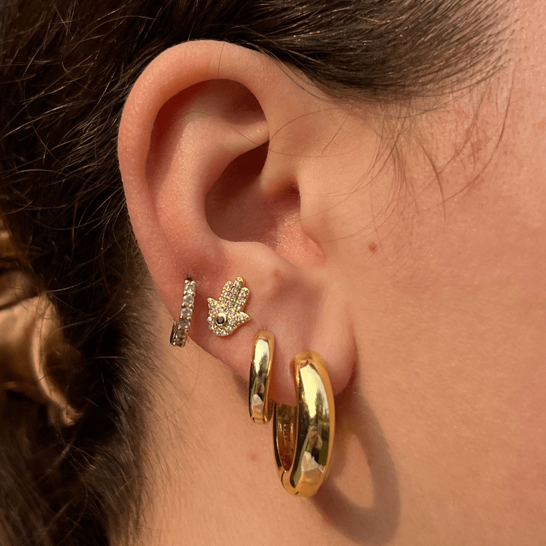 Hamsa Earrings - EVRYJEWELS