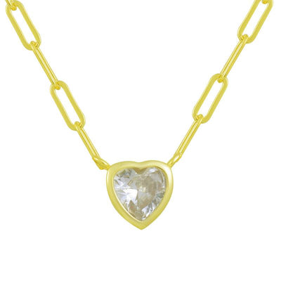 Heart in Chains Necklace - EVRYJEWELS