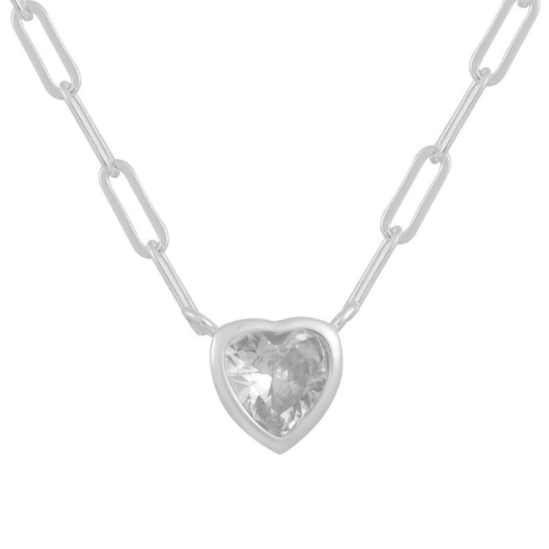 Heart in Chains Necklace - EVRYJEWELS