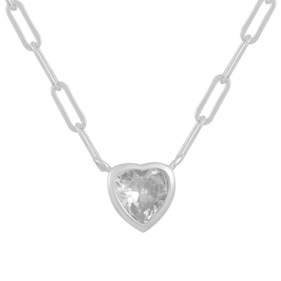 Heart in Chains Necklace