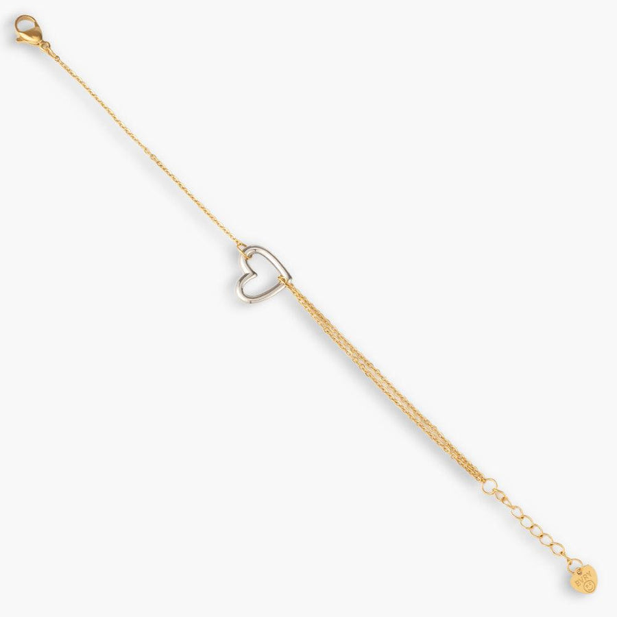 Heartlink Bracelet - EVRYJEWELS