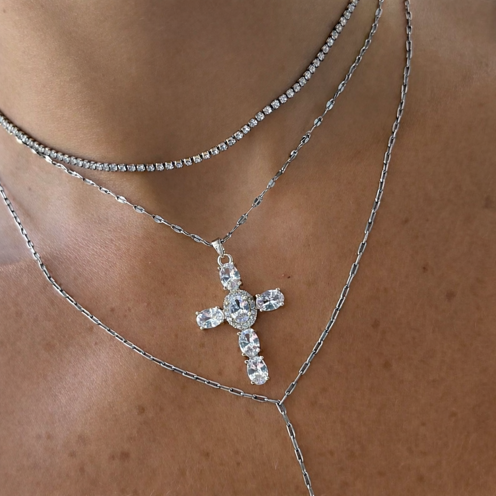 Collier Heavenly Glow Cross