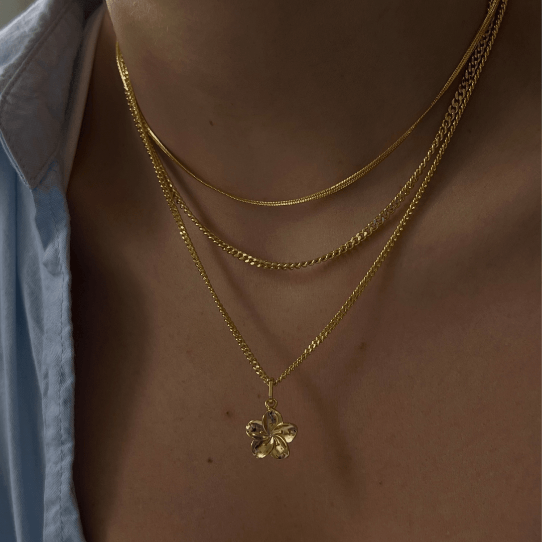 Hibiscus Necklace - EVRYJEWELS