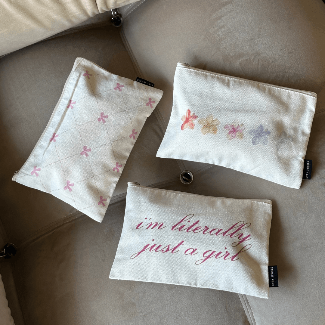 Hibiscus Toiletry Bag - EVRYJEWELS