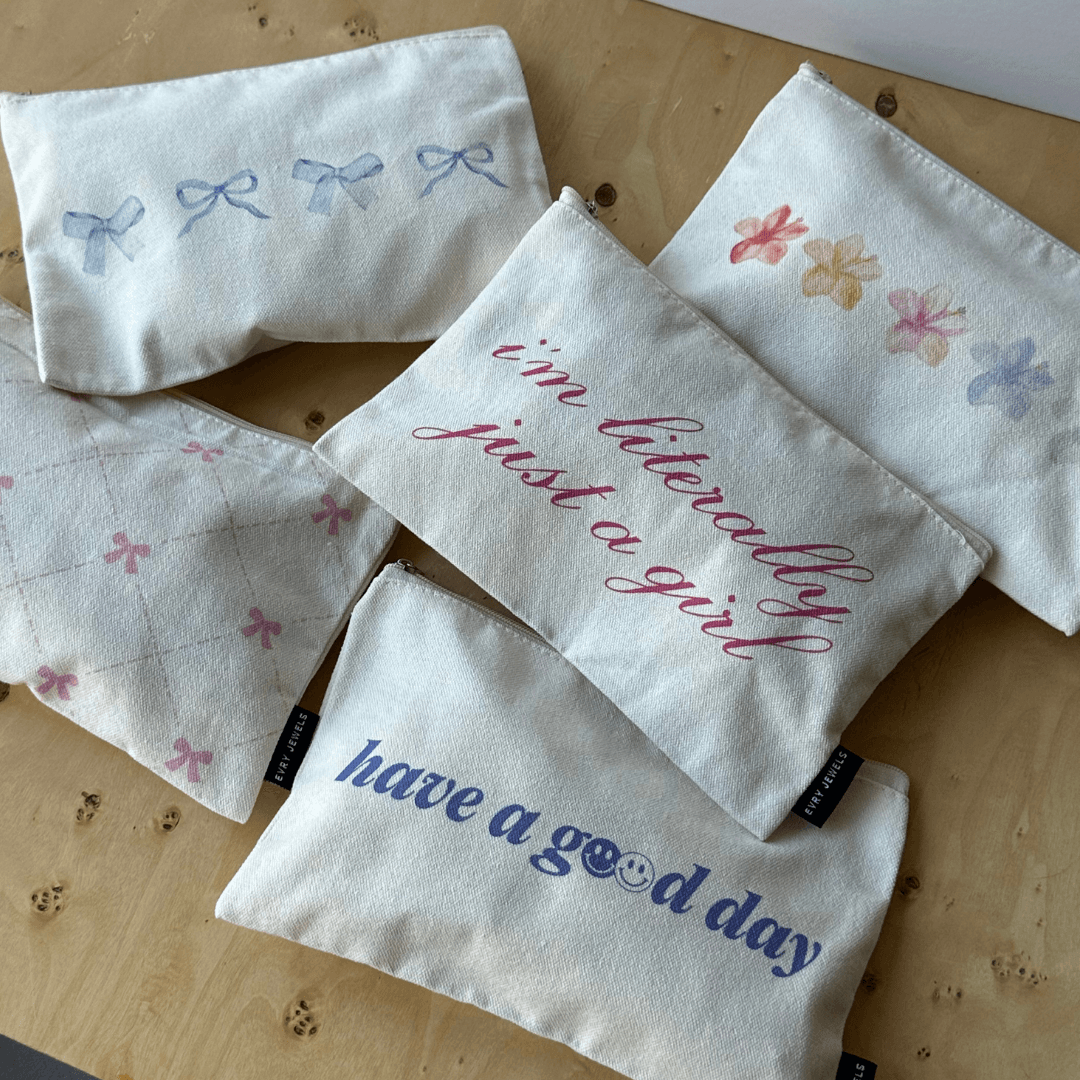 Hibiscus Toiletry Bag - EVRYJEWELS