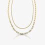Perfect Pair Double Layered Necklace - EVRYJEWELS