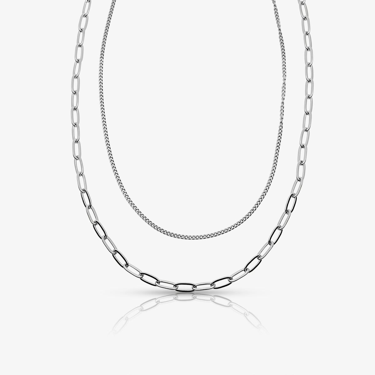 Perfect Pair Double Layered Necklace - EVRYJEWELS