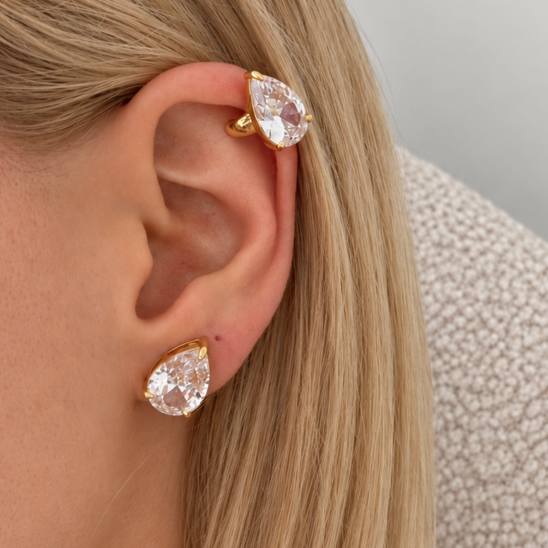 Calabasas Pear Cut Earrings - EVRYJEWELS
