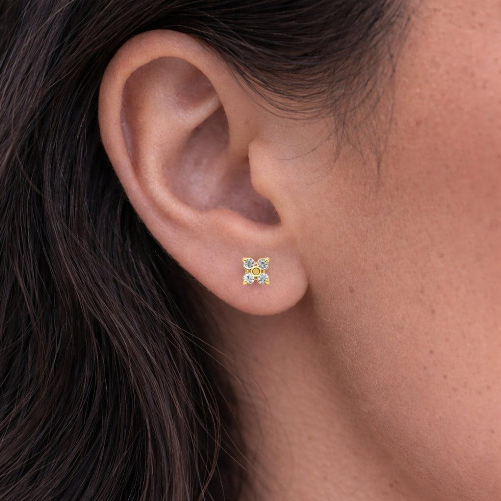 Hana Flat Back Earrings - EVRYJEWELS