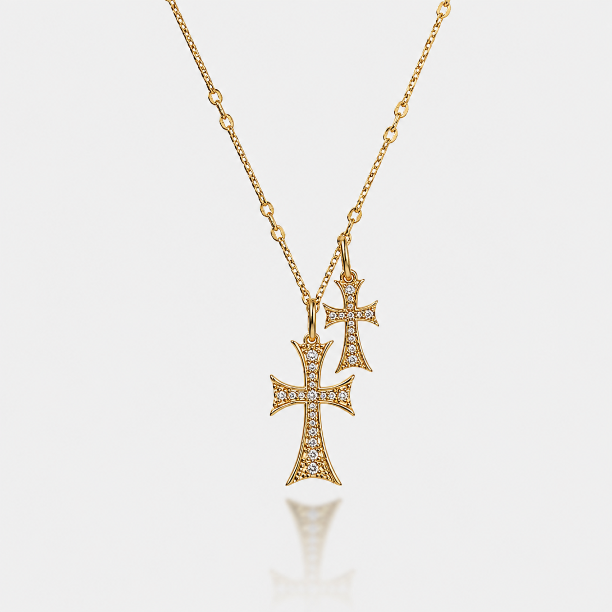 Double Cross Me Necklace