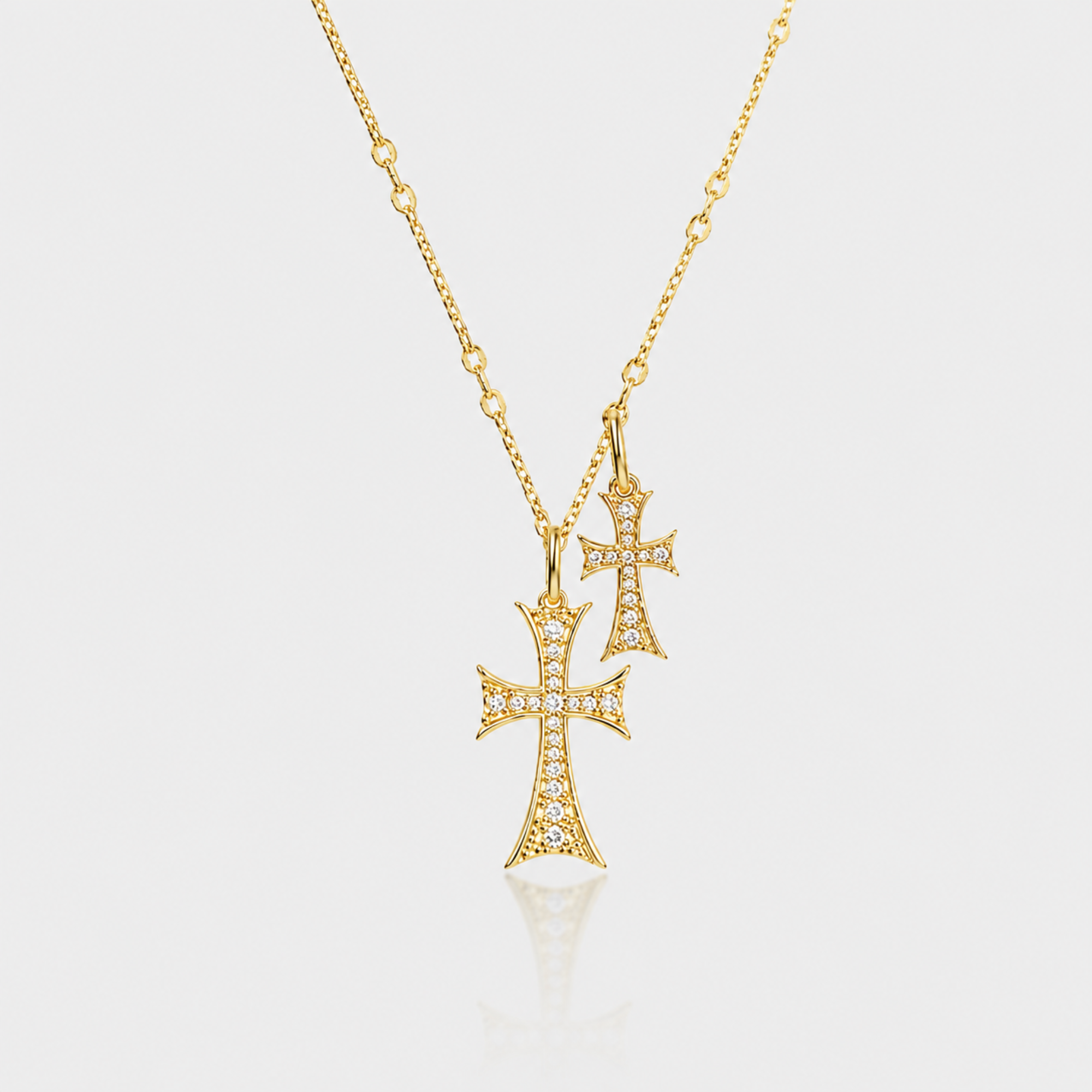Double Cross Me Necklace