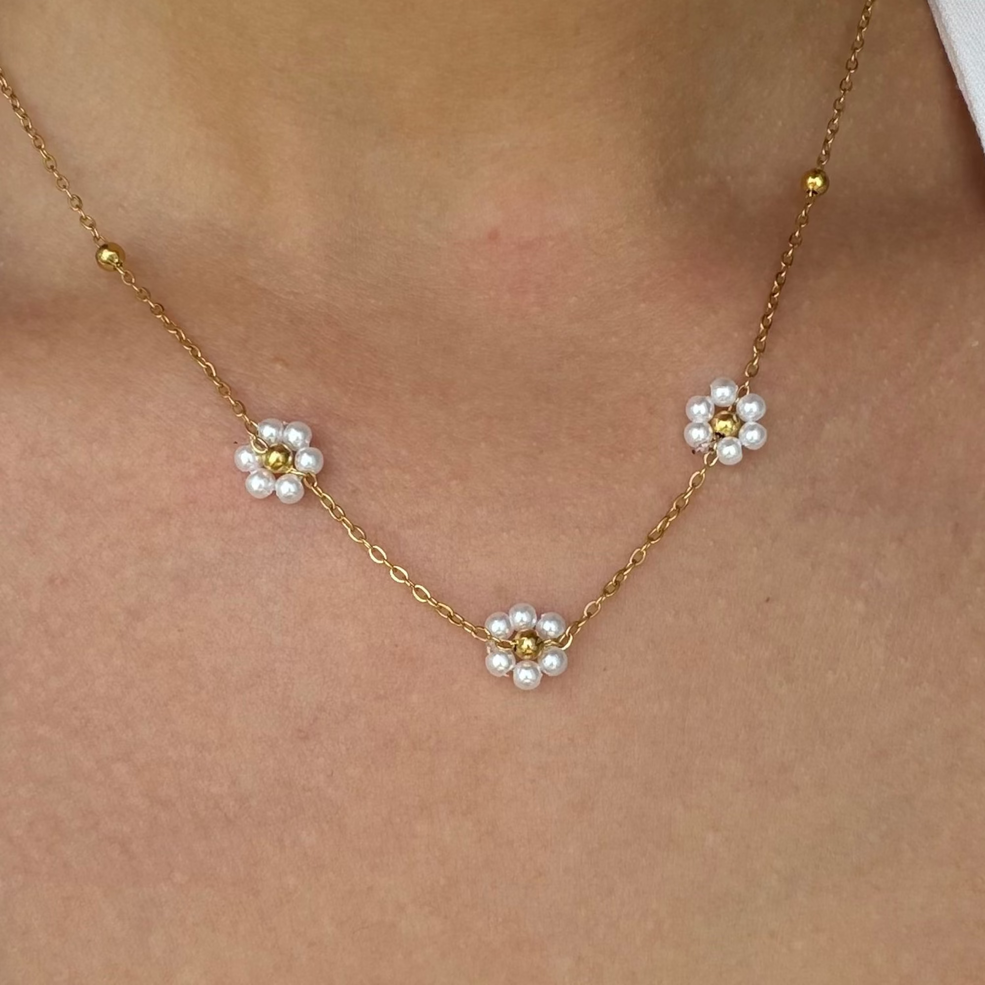 Daisy Summer Necklace & Bracelet Set - EVRYJEWELS