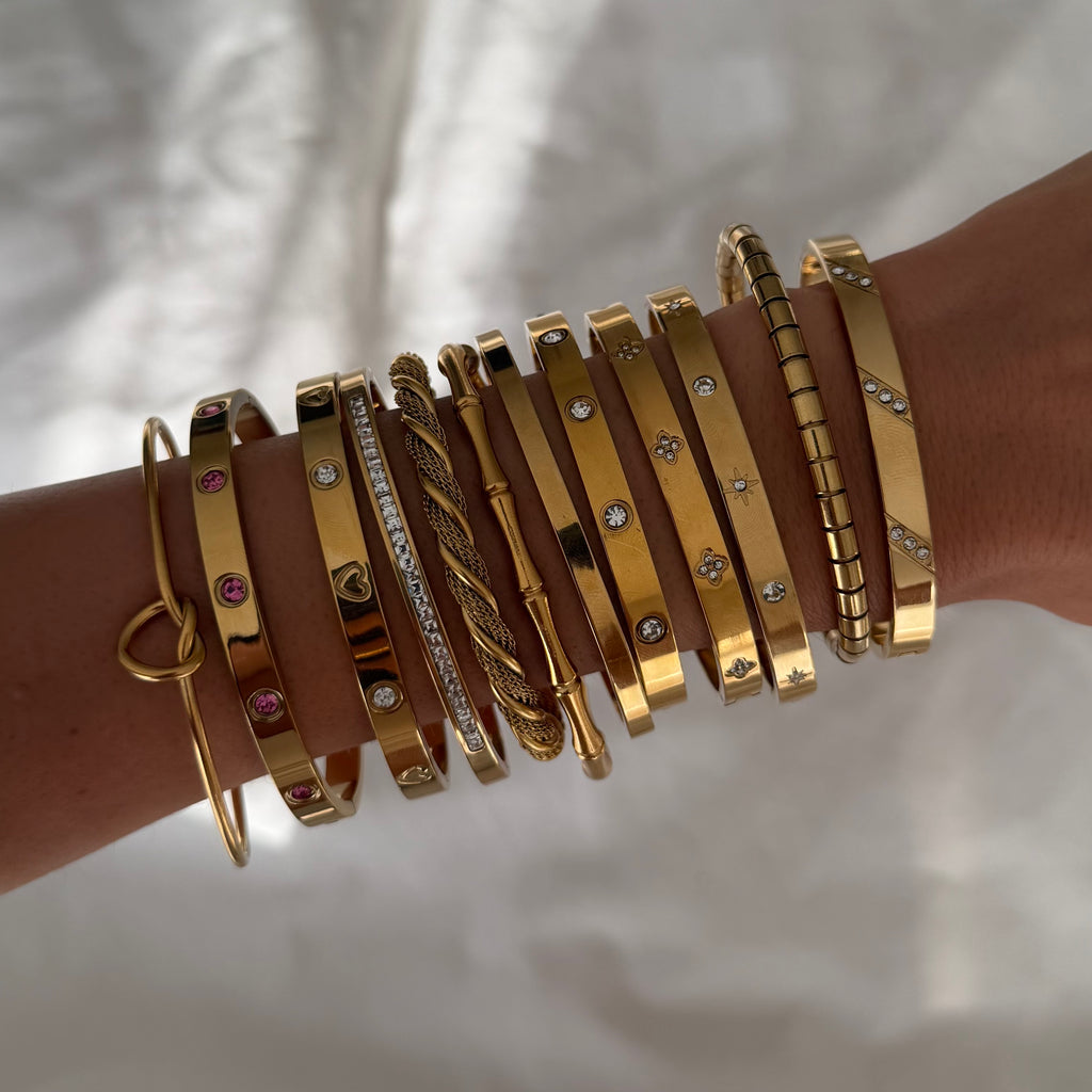 It-Girl Status Tennis Bangle - EVRYJEWELS
