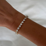 Fergie Heart Tennis Bracelet - EVRYJEWELS