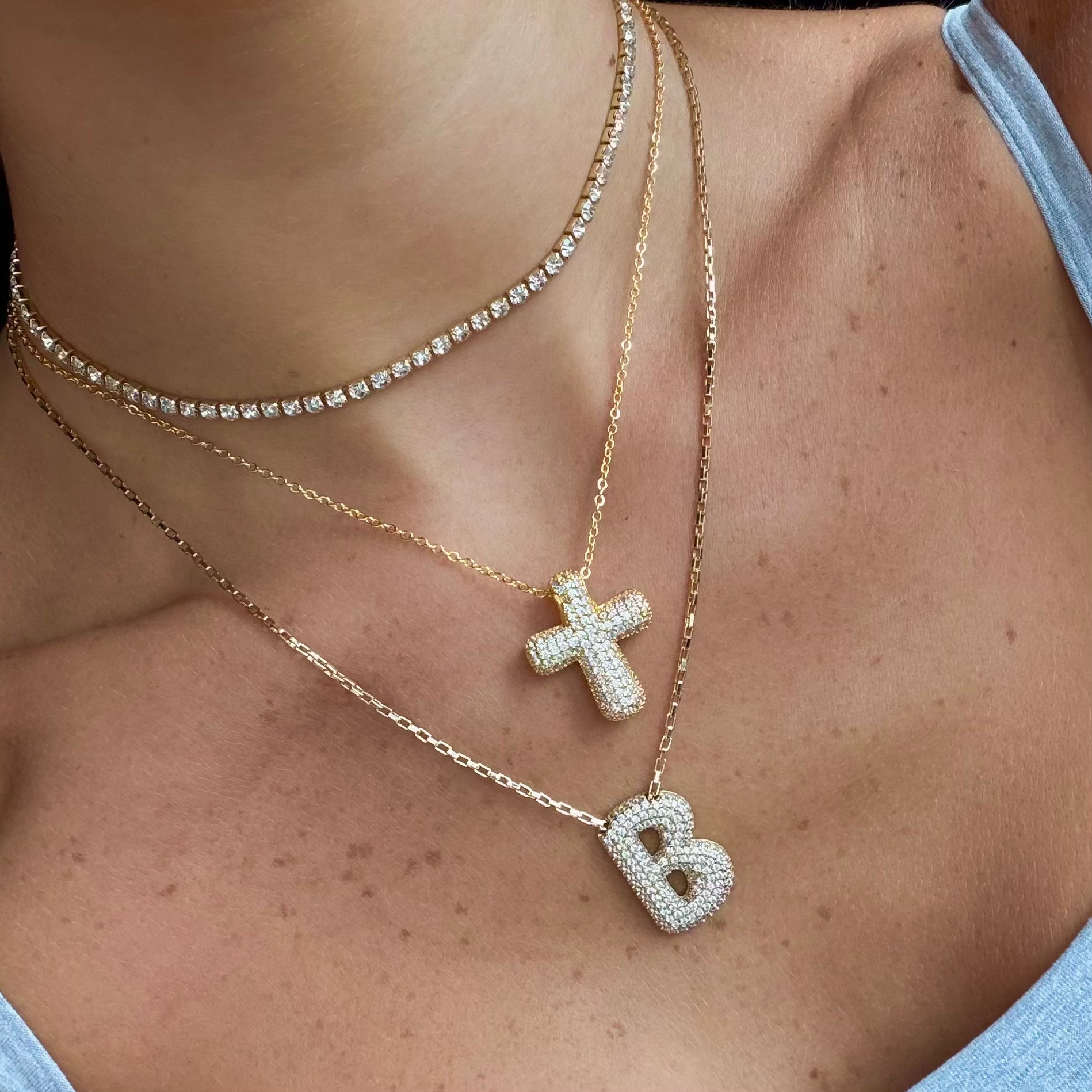 Forever Blessed Cross Necklace - EVRYJEWELS