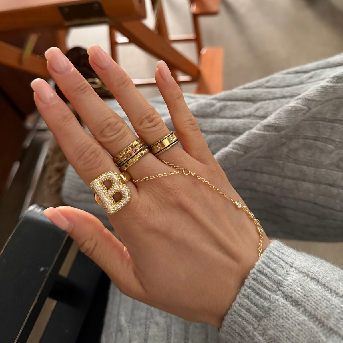 Ensemble de bagues Rainbow's End