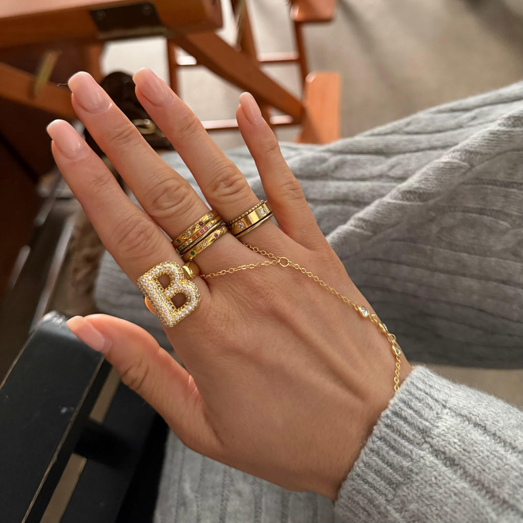 Rainbow's End Ring Set - EVRYJEWELS