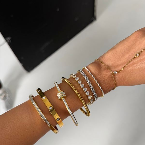 Fergie Heart Tennis Bracelet - EVRYJEWELS