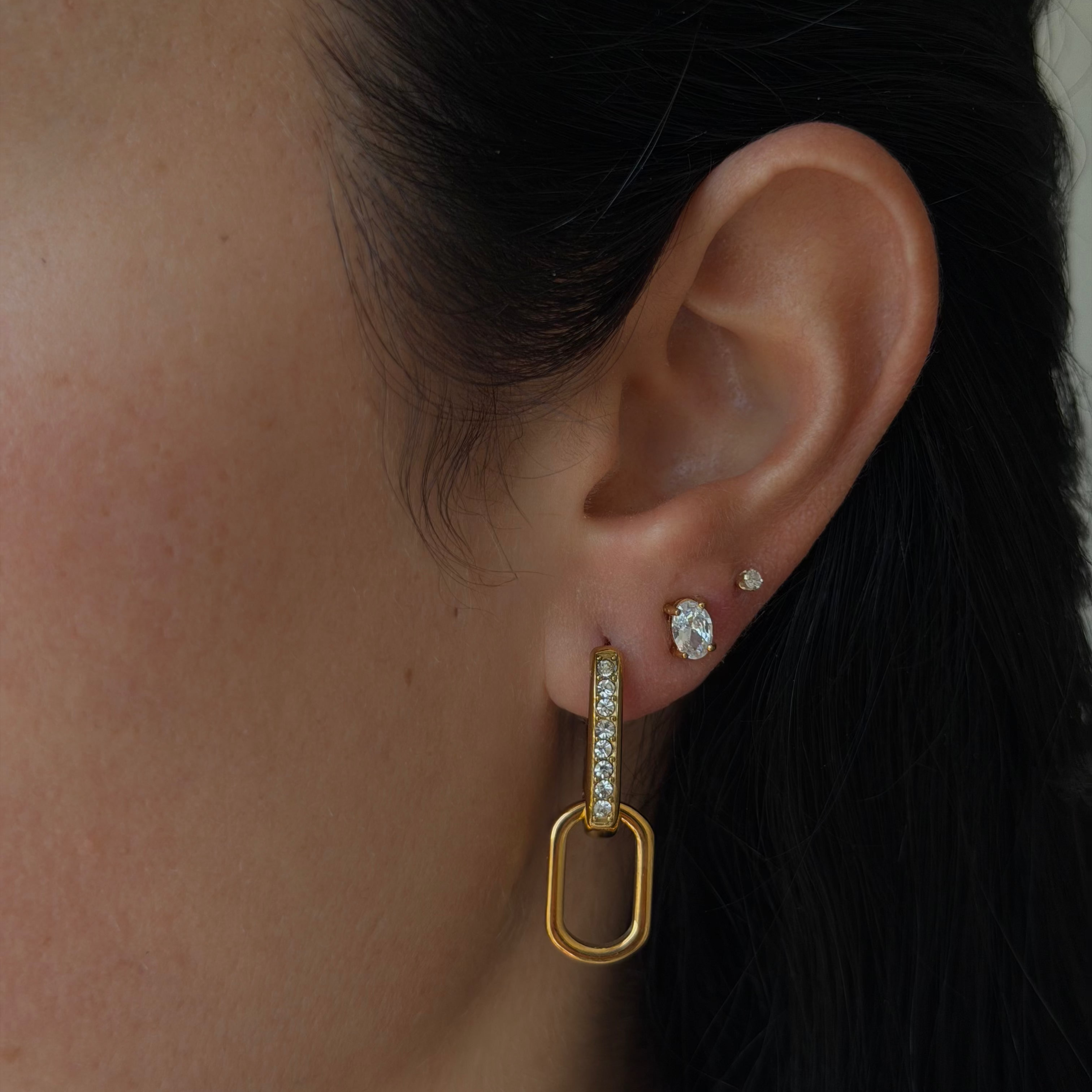 Chained Together Earrings - EVRYJEWELS