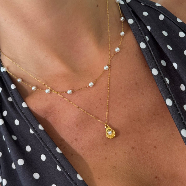 Shelly Pearl Necklace - EVRYJEWELS