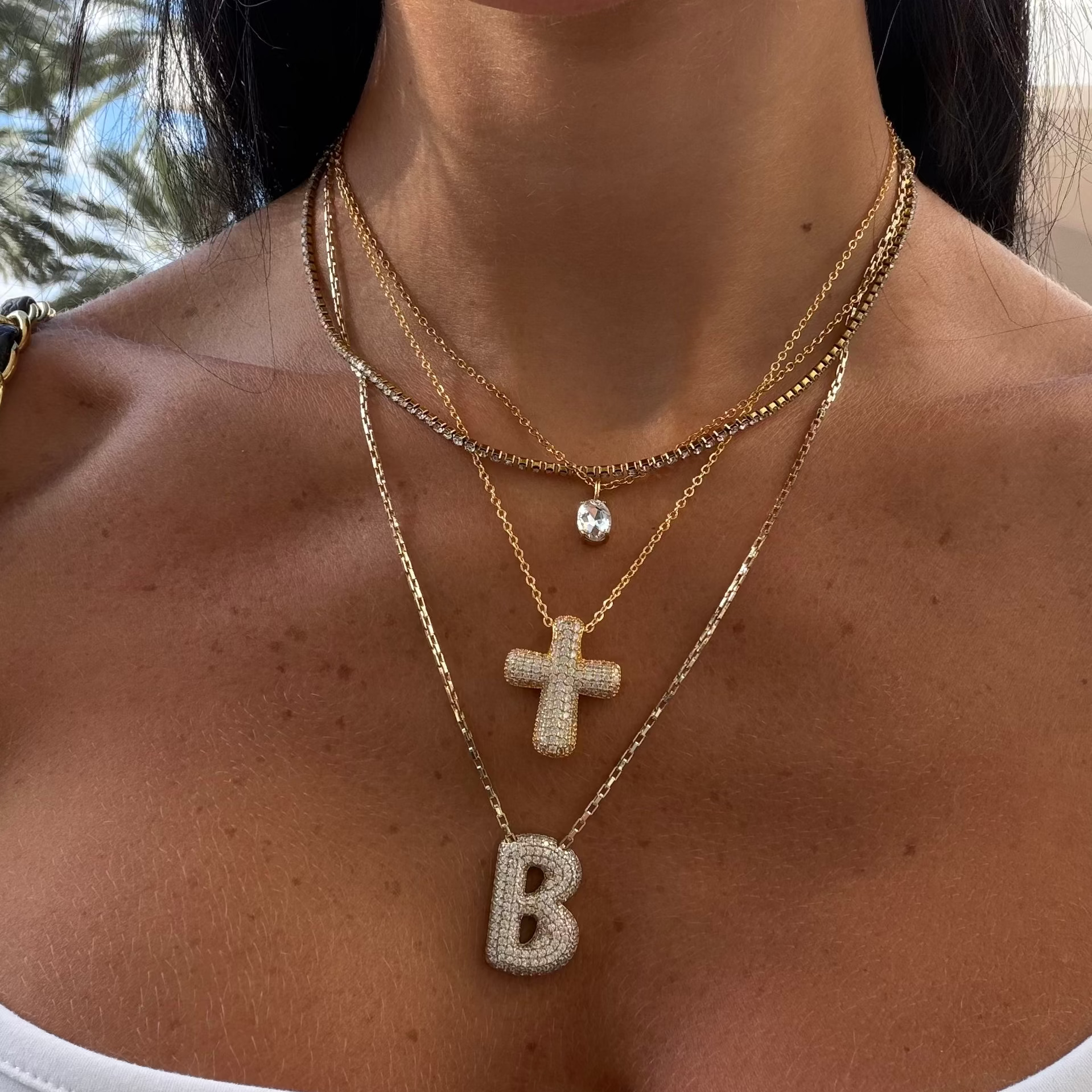 Forever Blessed Cross Necklace - EVRYJEWELS