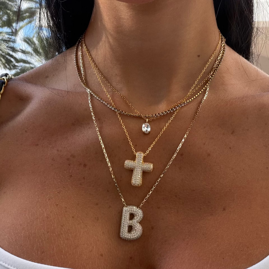 Forever Blessed Cross Necklace - EVRYJEWELS