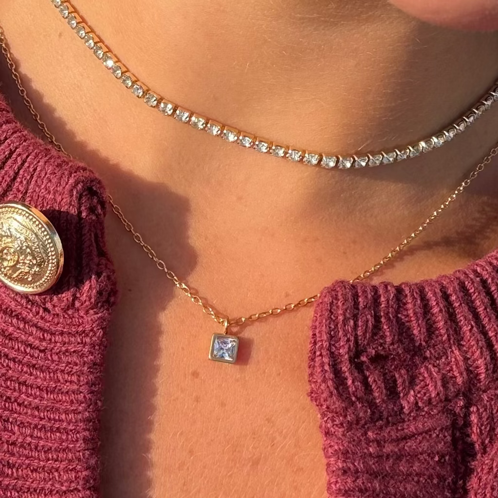 Faye Birthstone Necklace - EVRYJEWELS