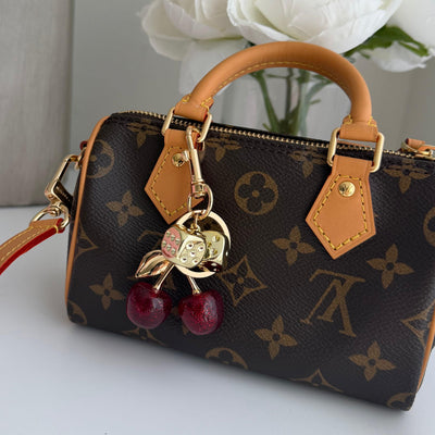 Lucky Cherry Bag Charm - EVRYJEWELS