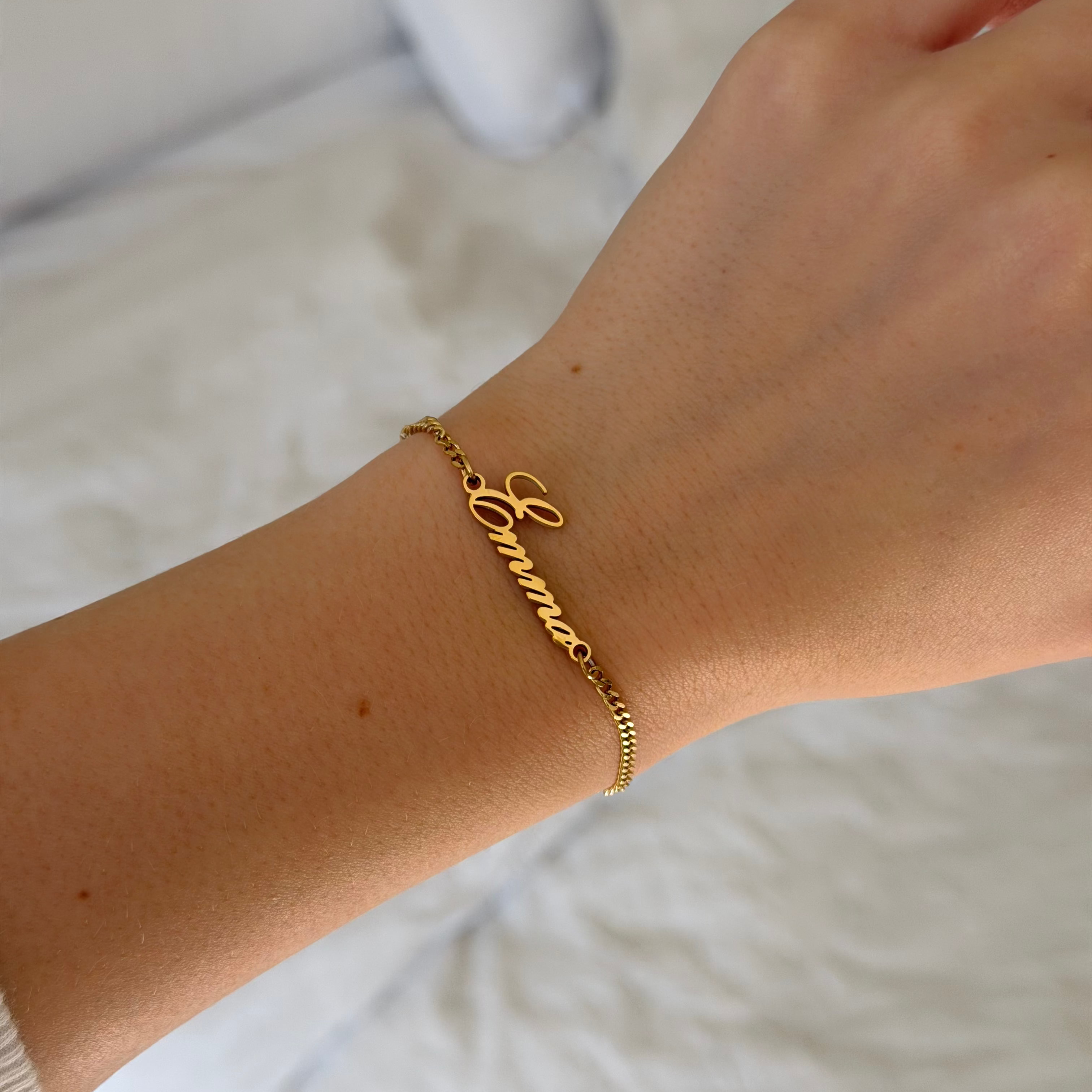 Custom/Personalized Nameplate Curb Bracelet - EVRYJEWELS