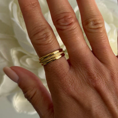 Shimmer Ring Set - EVRYJEWELS