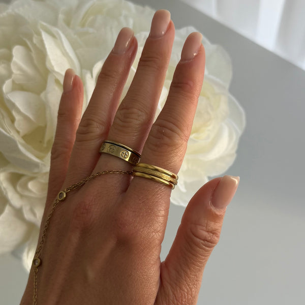 Ensemble de bague Three Peas