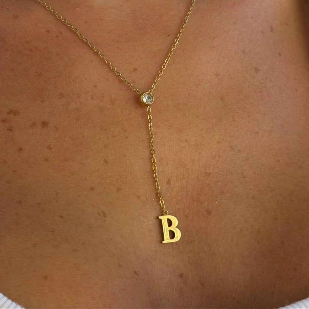 Love Letter Lariat Necklace - EVRYJEWELS