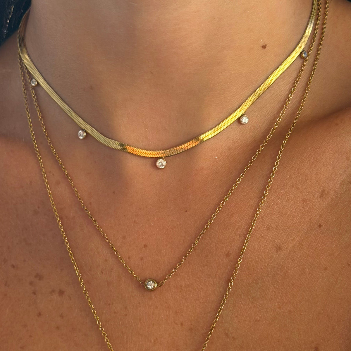 Collier Glow Dots Choker