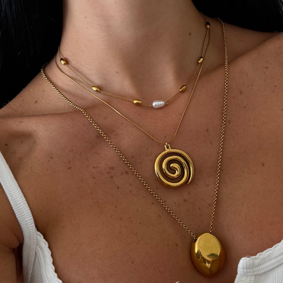 Aurora Glow Long Necklace - EVRYJEWELS
