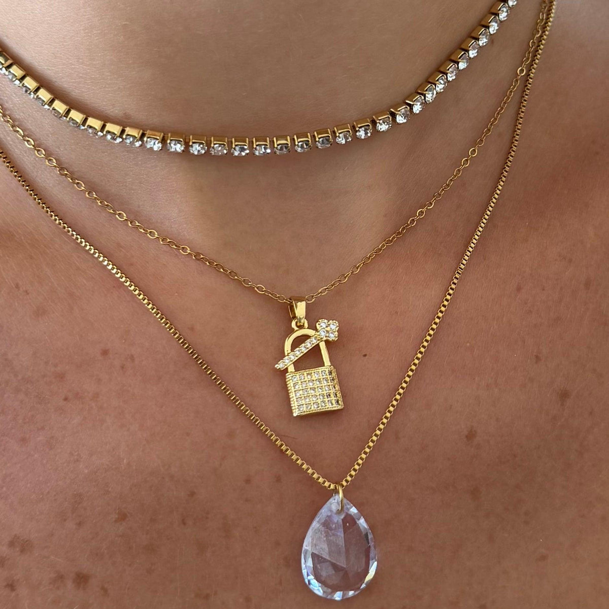 Shine Drop Necklace - EVRYJEWELS