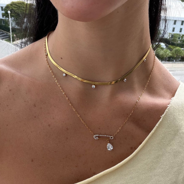 Collier Glow Dots Choker