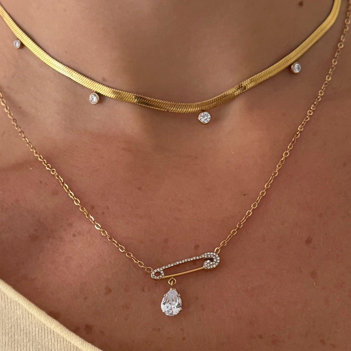 Glow Dots Choker Necklace - EVRYJEWELS