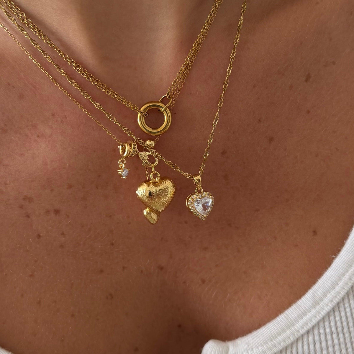 Hearts in Motion Necklace - EVRYJEWELS