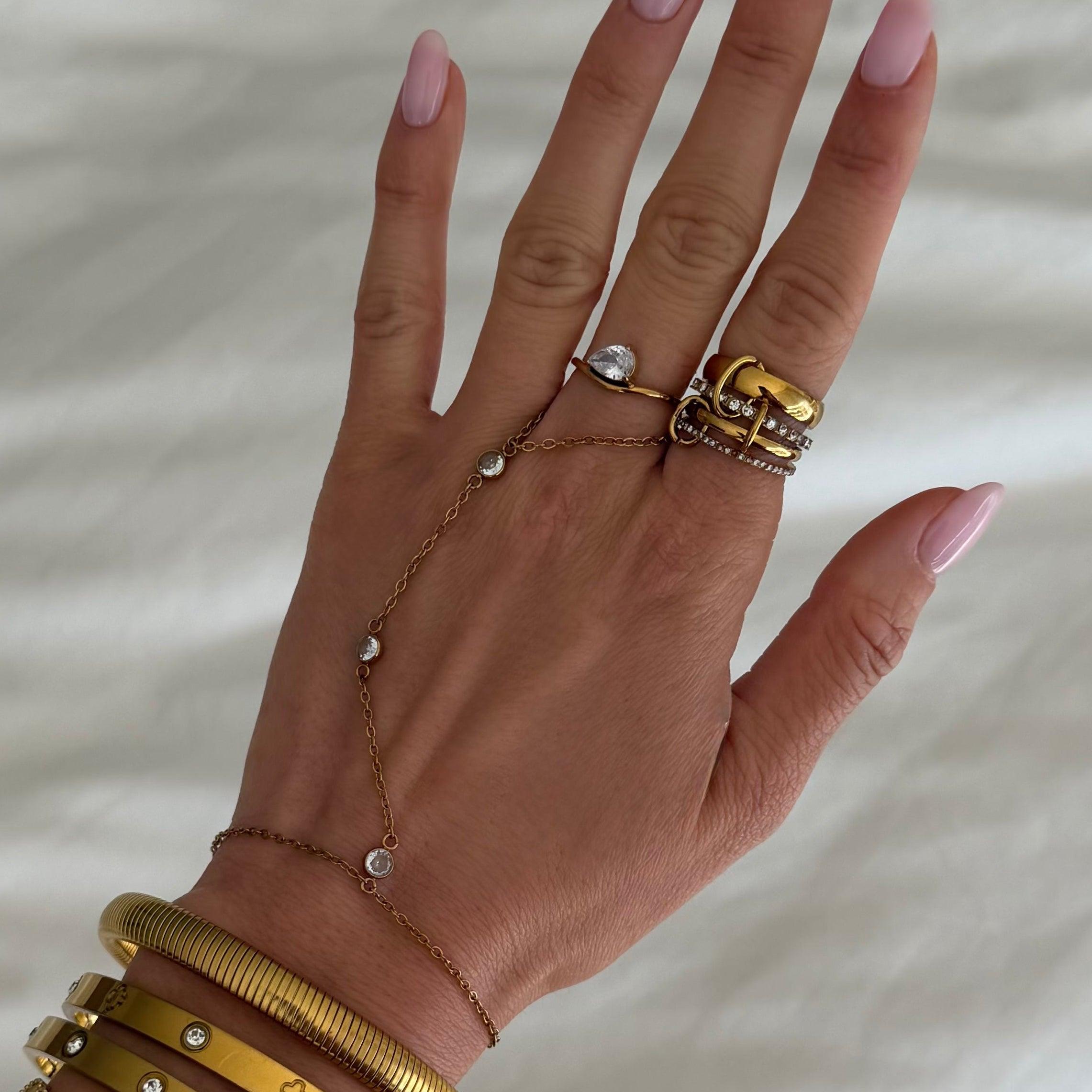 Viral Hand Chains: Anti Tarnish Waterproof - EVRYJEWELS