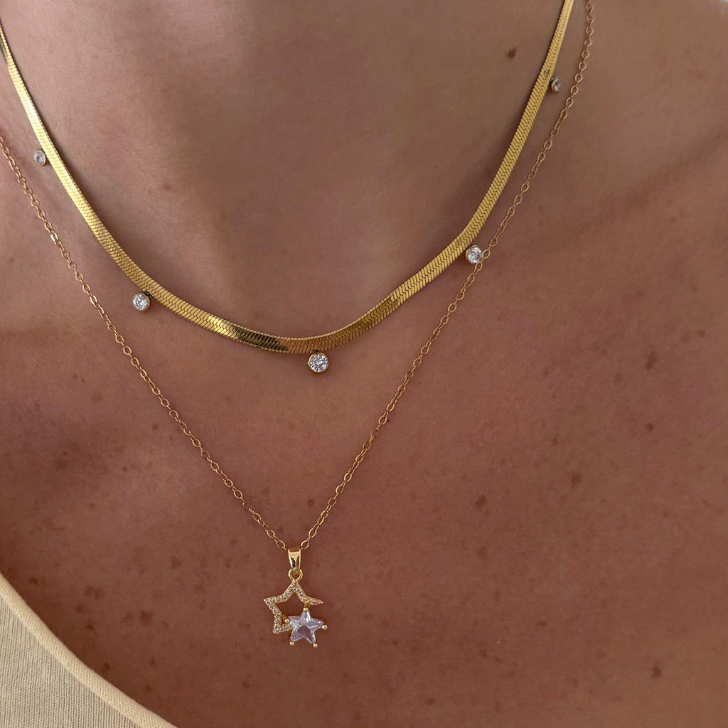 Double Wish Necklace - EVRYJEWELS